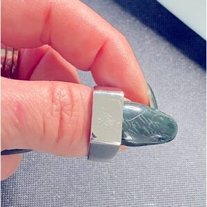 Platinum band. Very heavy. Size 12.